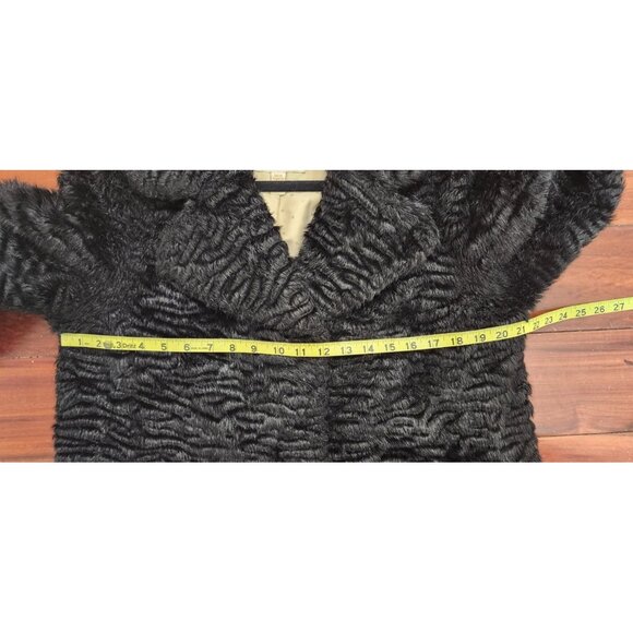 Kate Spade New York Faux Fur Coat Women’s M Elegant Textured Plush Winter Jacket - Picture 13 of 14